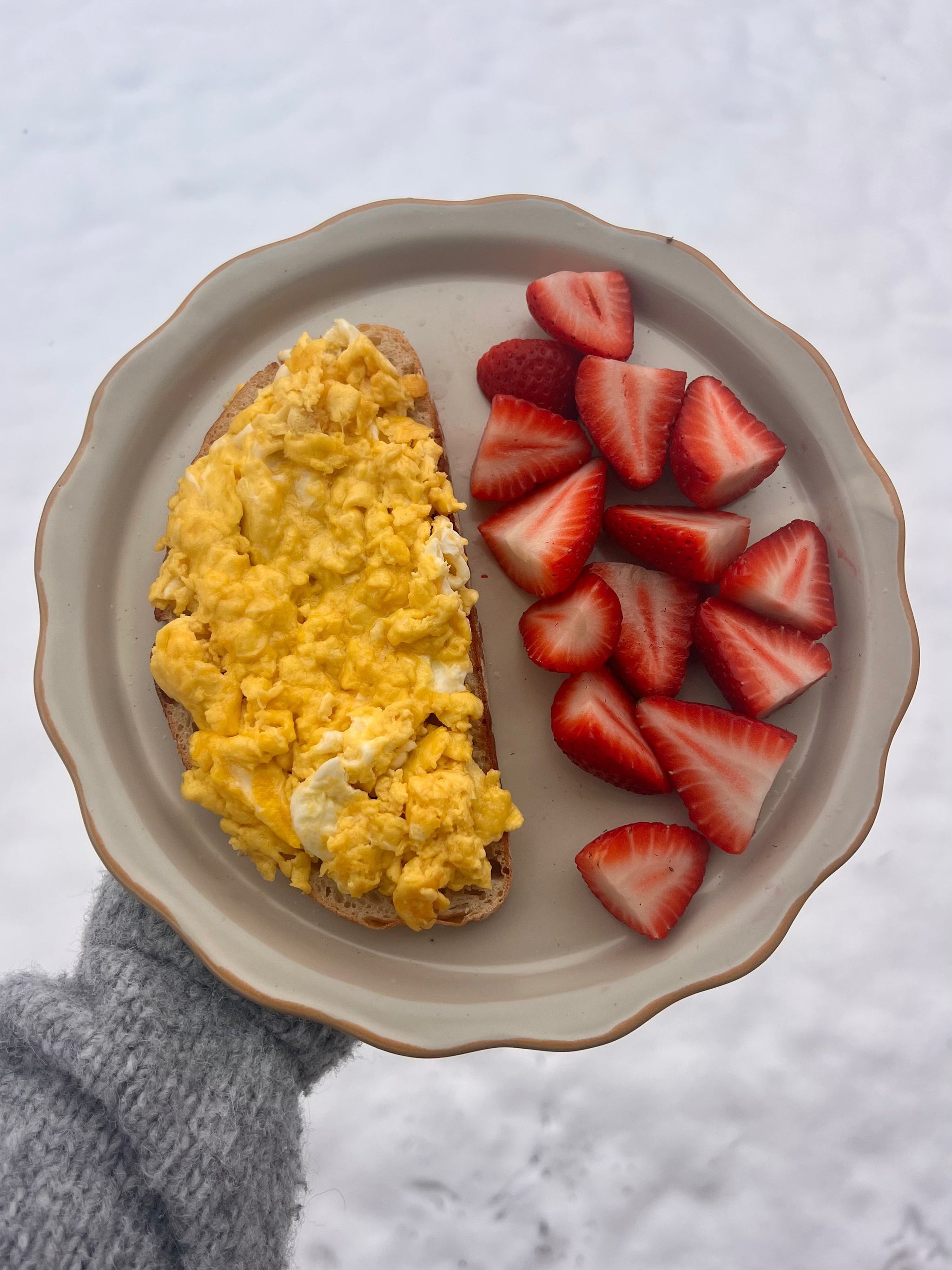 Fluffy AF Scrambled Eggs