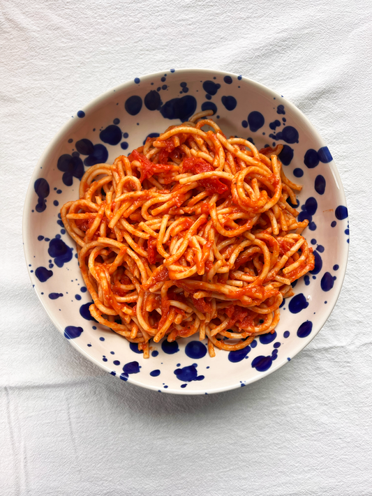 'Brothy' Spaghetti Pomodoro